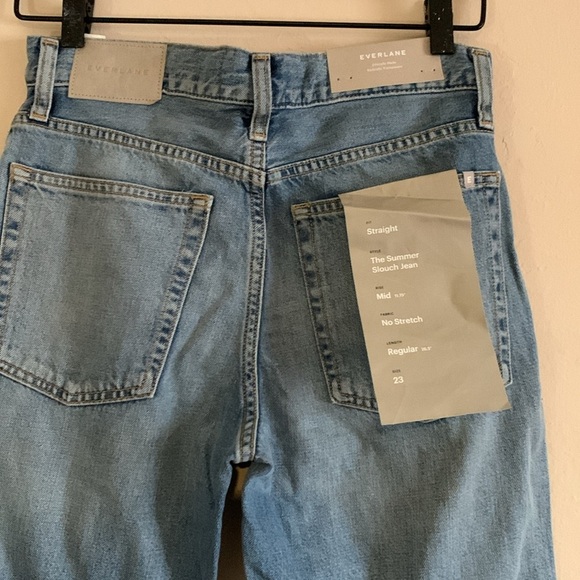 Everlane The Summer Slouch Jeans Straight Size 23 - Picture 6 of 7